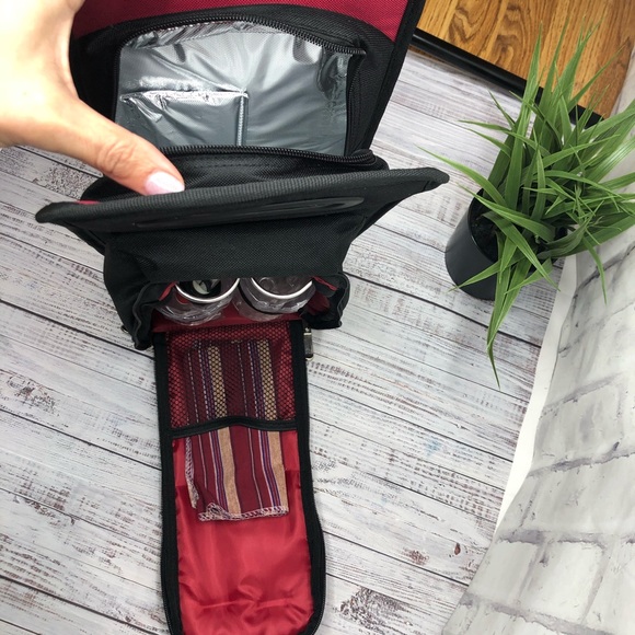 NWOT Wine Champagne travel carrying case set - Picture 6 of 8